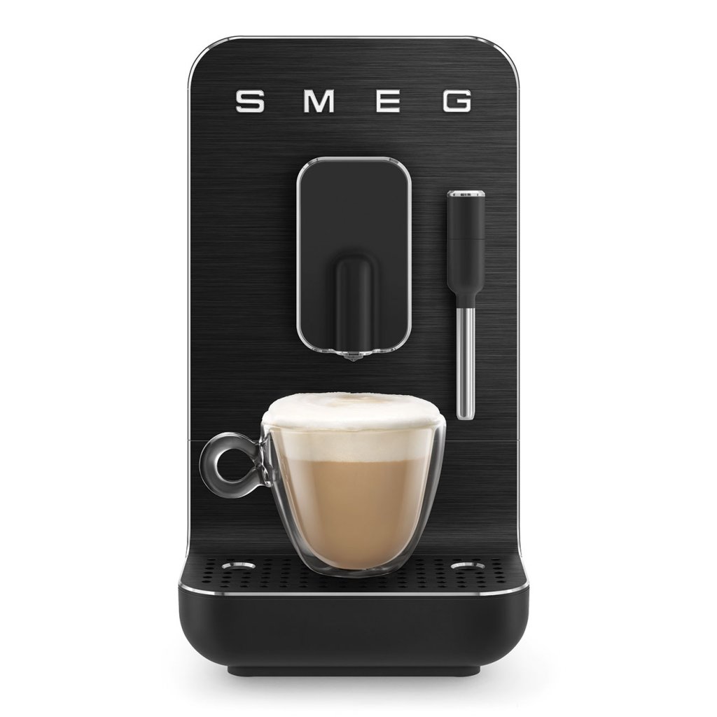 Kaffeevollautomat 50\'S STYLE BCC02FBMEU, matt schwarz, Smeg