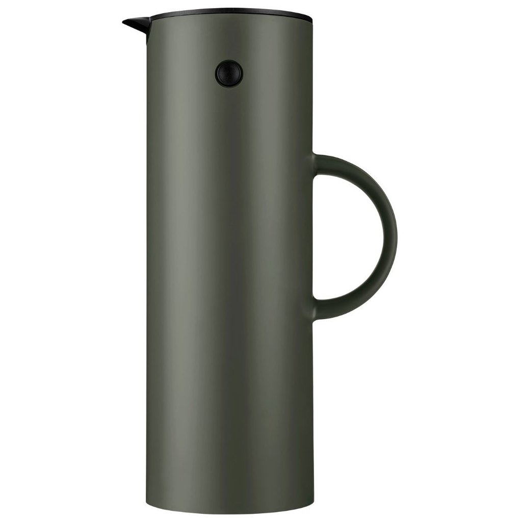 Isolierkanne EM77 1 l, Soft Dark Forest, Kunststoff, Stelton