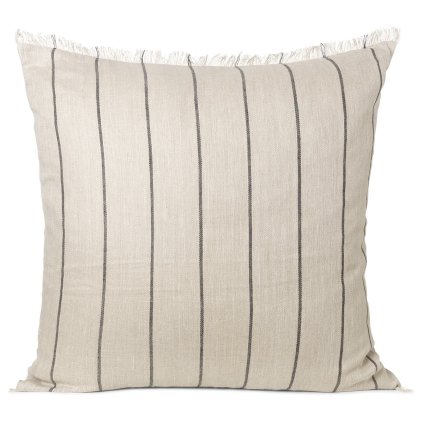 Deko Kissen CALM 80 x 80 cm, beige, baumwolle / leinen, fest LIVING