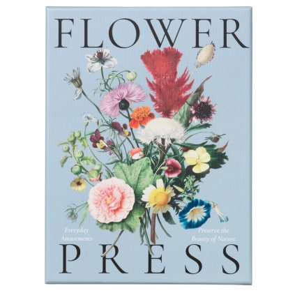 Blumenpressset, blau, Printworks