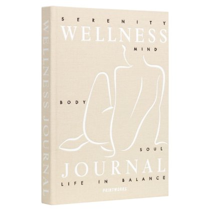 Wellness-Tagebuch, beige, Printworks