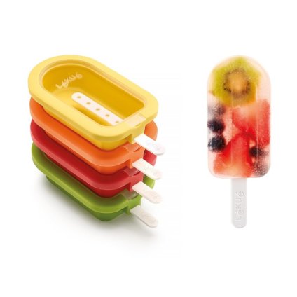 Eis am Stiel-Form 12 cm, set à 4 st, silikon, Lékué