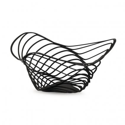 Zitruskorb Trinity Alessi 26 cm schwarz