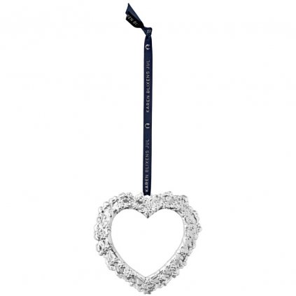 Christbaumschmuck FLOWER IN LAYERS Rosendahl 11,5 cm silber