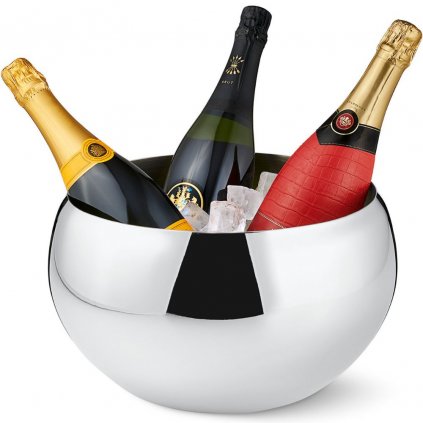 Champagnerkühler NIZZA Philippi 30 cm silberfarben