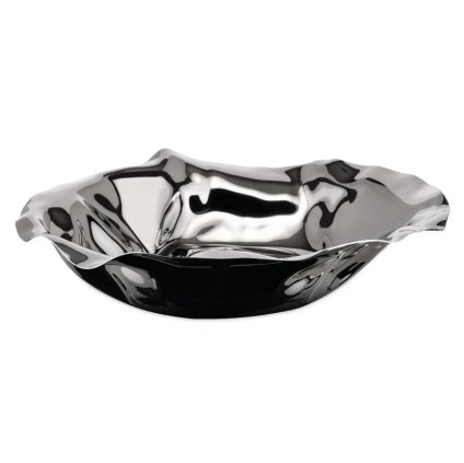 Obstschale Sarria Alessi 28 cm silbern