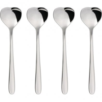 Kaffeelöffel-Set BIG LOVE Alessi 10 cm, 4-tlg. Silber