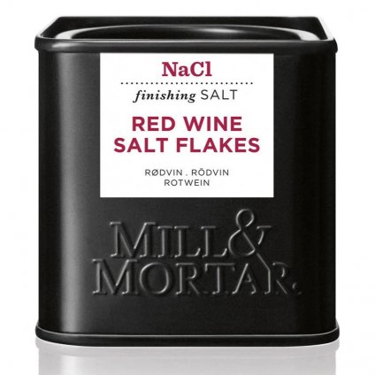 Salz mit Rotwein 80 g, Flocken, Mill & Mortar