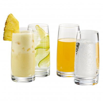 Longdrinkglas KINEO 360 ml, 4er-Set, klar, Glas, WMF