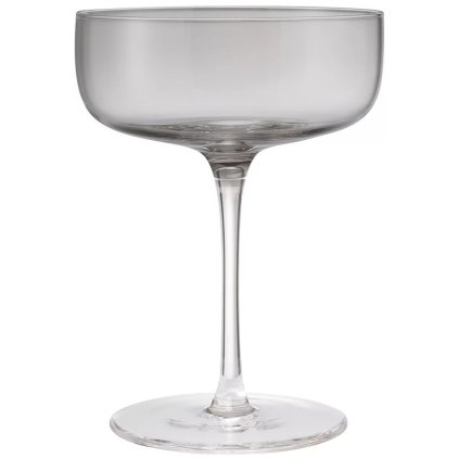 Champagnerglas FUUMI 280 ml, 4er-Set, Smoke, Glas, Blomus