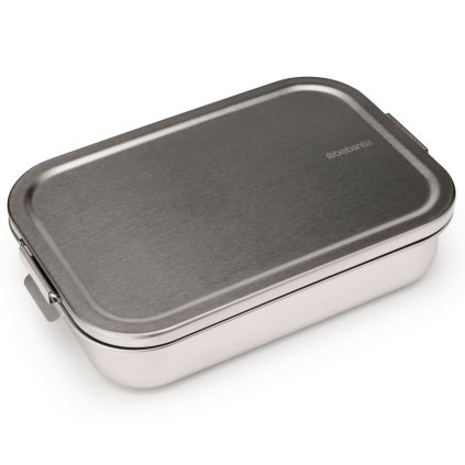 Lunchbox MAKE & TAKE 2 l, silber, Edelstahl, Brabantia