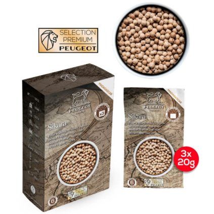 Weißer Pfeffer SIKARA PREMIUM 3 x 20 g, Peugeot