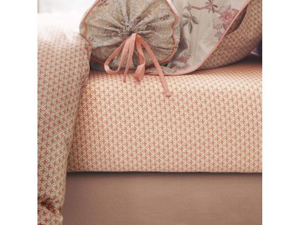 Spannbettlaken Einzelbett MI VIDA 90 x 200 cm, hellrosa, Baumwollperkal, Pip Studio