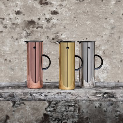 Isolierkanne EM77 1 l, silber, Edelstahl, Stelton
