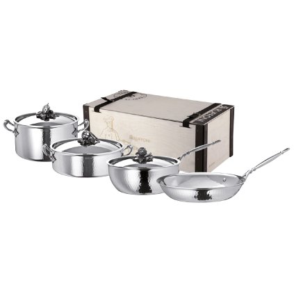 Kochtopfset OPUS PRIMA, 7-teilig, silber, Edelstahl, Ruffoni