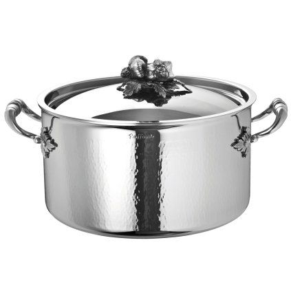 Topf OPUS PRIMA 24 cm, Silber, Edelstahl, Ruffoni