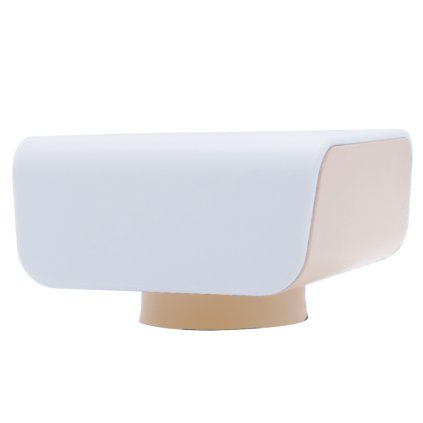 Vakuumpumpe PKV-057 8 cm, weiß, Kunststoff, Pebbly