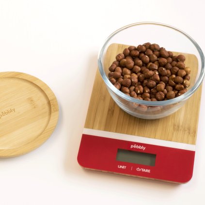 Vorratsdose PKV-011 770 ml, Glas / Bambus, Pebbly