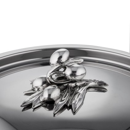 Wok OPUS PRIMA 30 cm, silber, Edelstahl, Ruffoni