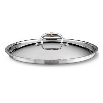 Topfdeckel CON CUORE 22 cm, silber, Kupfer, Ruffoni