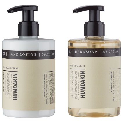 Handseife PEONY & CRANBERRY 300 ml, mit Handcreme, Humdakin