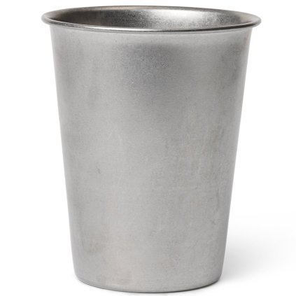 Becher TUMBLED 300 ml, silber, edelstahl, fest LIVING