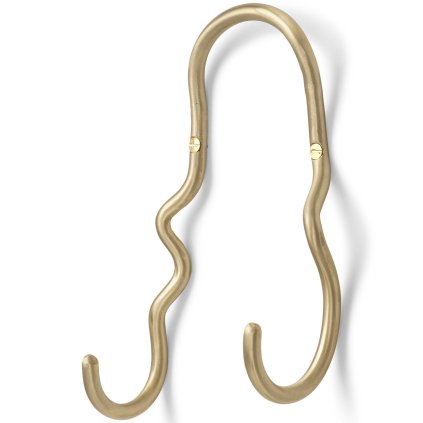 Handtuchhaken KÜMMUNG 21 cm, doppelt, messing, fest LIVING