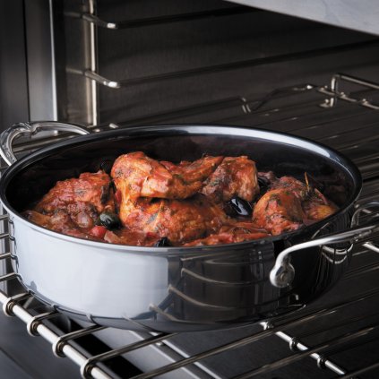 Servierpfanne NANOBOND TITANIUM 26 cm, 3,3 l, edelstahl, Hestan