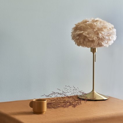 Schreibtischlampe SANTÉ 42 cm, gold, aluminium, Umage