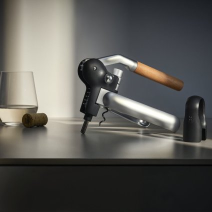 Hebelkorkenzieher BARIC, silber, metall, WMF