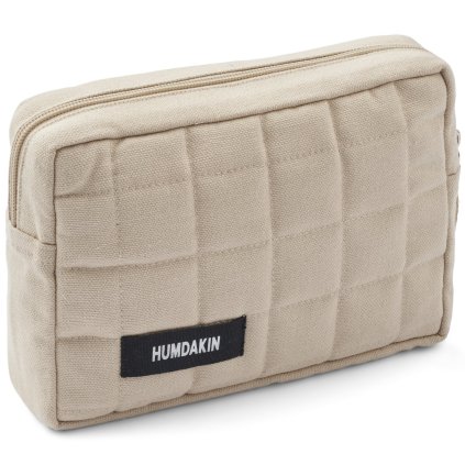 Kosmetiktasche 18 x 13 cm, beige, baumwolle, Humdakin