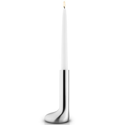 Stabkerzenhalter MELLOW 16 cm, silber, edelstahl, Eva Solo