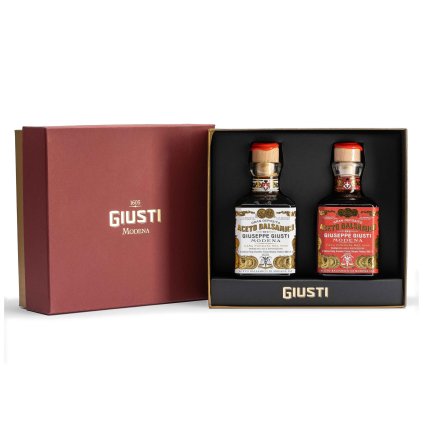 Balsamico Essig 2 & 3 GOLD MEDALS CUBICA 2 x 250 ml, Giusti