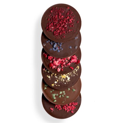 Schokolade MANDALA MIX 200 g, Milch & Bitter, LYRA