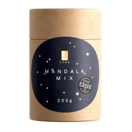Schokolade MANDALA MIX 200 g, Milch & Bitter, LYRA