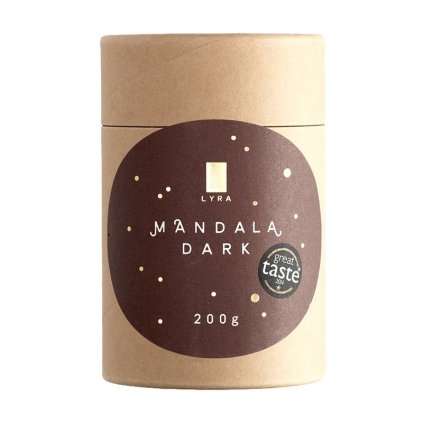 Dunkle Schokolade MANDALA 200 g, LYRA