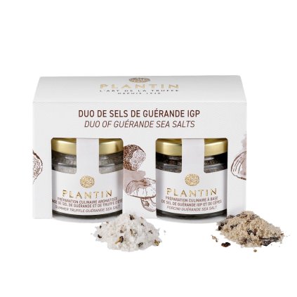 GUÉRANDE-Salz, set à 2 st, Sommertrüffel & Steinpilze, PLANTIN