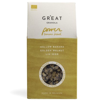 Granola POWER 300 g, Banane, GR'EAT GRANOLA