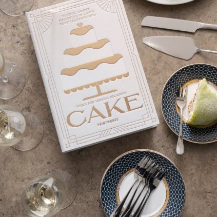 Torten-Servier-Set THE ESSENTIALS, set à 8 st, grau, Printworks