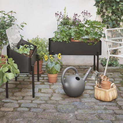 Blumenständer SIMPLY GROW 80 x 53 cm, schwarz, stahl, Eva Solo