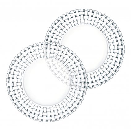 Glasteller BOSSA NOVA 32 cm, 2er-Set, Nachtmann