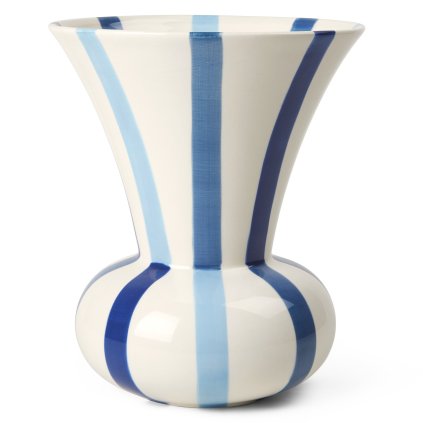 Vase SIGNATURE 20 cm, blau, steingut, Kähler