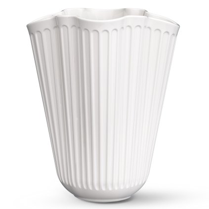 Vase HAMMERSHOI UNFOLD 20 cm, weiß, steingut, Kähler