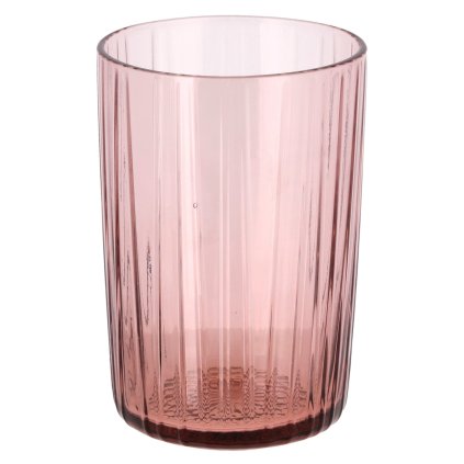 Trinkglas KUSINTHA 280 ml, set à 4 st, rosa, glas, Bitz