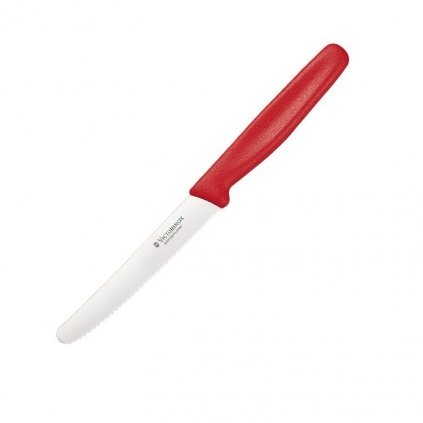 Tomatenmesser 10 cm, rot, Victorinox