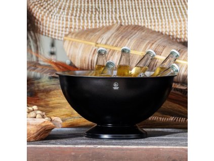 Sektkühler CLASSIC II 35 cm, schwarz, edelstahl, Leopold Vienna