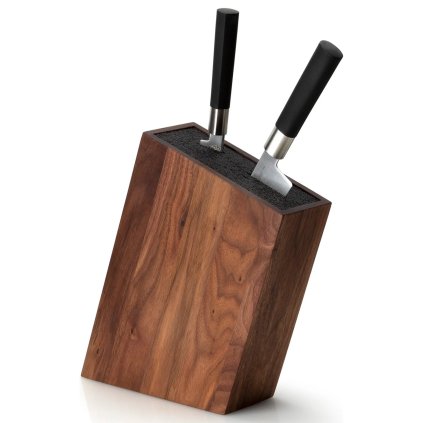 Messerblock 28 cm, mit Flexi-Einsatz, braun, Walnuss holz, Continenta