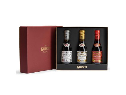 Balsamico Essig 1 SILVER MEDAL & 2 & 3 GOLD MEDALS 3 x 100 ml, Giusti