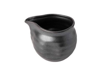 Sauciere METALLIC 400 ml, schwarz, keramik, MIJ