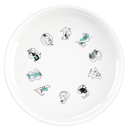 Kunststoffschale MOOMIN ABC 15 cm, türkis, RIG-TIG